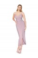Knee Length Sleeveless Soft Chiffon Primrose Mermaid High Low Evening Gown / Prom Dress / Bridesmaid Dress Colchester
