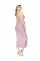 Knee Length Sleeveless Soft Chiffon Primrose Mermaid High Low Evening Gown / Prom Dress / Bridesmaid Dress Colchester
