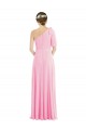Long Sleeveless Soft Chiffon Barely Pink Trumpet Semi Formal Evening Dress / Bridesmaid Dress Colchester