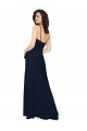 Long Sleeveless Chiffon Dark Navy A-Line Bridesmaid Dress / Formal Dress Colchester