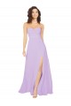 Long Sleeveless Chiffon Lilac A-Line Bridesmaid Dress / Evening Dress Colchester