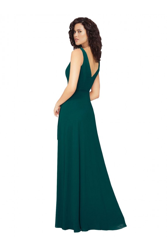 Long Sleeveless Chiffon Hunter A-Line Evening Gowns / Bridesmaid Dresses Colchester