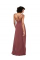 Long Sleeveless Soft Chiffon Black Column Formal Evening Gown / Bridesmaid Dress Colchester