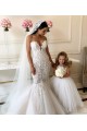 Chapel Train Sleeveless Tulle & Lace Ivory Bateau Neckline Ball Gown Flower Girl Dress Colchester