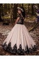 Long Sleeveless Satin & Lace Ivory Ball Gown Flower Girl Dress for Wedding Colchester