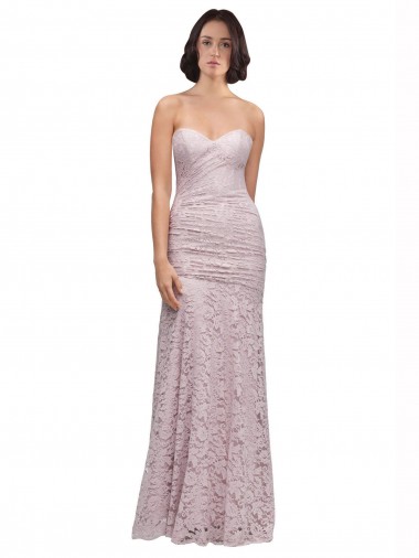 Long Sleeveless Lace Mermaid Prom Dress / Bridesmaid Dress Colchester
