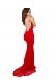 Long Sleeveless Lace Red Mermaid Evening Gown / Prom Dress / Bridesmaid Dress Colchester