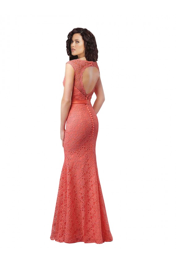 Long Sleeveless Lace Mermaid Bridesmaid Dress Colchester