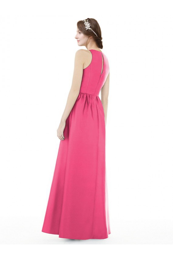 Long Sleeveless Satin Ruby A-Line Bridesmaid Dress Colchester