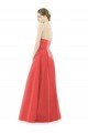 Long Sleeveless Satin Firecracker A-Line Bridesmaid Dress Colchester