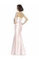 Long Sleeveless Satin Pink Mermaid Bridesmaid Dress Colchester