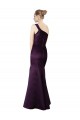 Long Sleeveless Satin Grape Mermaid Prom Dress / Bridesmaid Dress Colchester