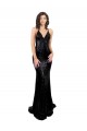 Long Sleeveless Sequin Black Mermaid Black Tie Evening Gown / Prom Dress / Bridesmaid Dress Colchester