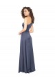 Long Sleeveless Silk like Satin Dusk One Shoulder A-Line Formal Evening Gown / Prom Dress / Bridesmaid Dress Colchester