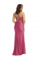 Long Sleeveless Silk like Satin Fuchsia Mermaid Formal Plus Size Evening Gown / Prom Dress / Bridesmaid Dress Colchester