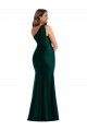 Long Sleeveless Silk like Satin Ever Green Mermaid Formal Plus Size Evening Gown / Prom Dress / Bridesmaid Dress Colchester
