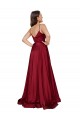 Long Sleeveless Silk like Satin French Blue A-Line Black Tie Evening Gown / Prom Dress / Bridesmaid Dress Colchester