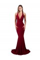 Long Sleeveless Spandex Burgundy Mermaid Formal Evening Gown / Prom Dress / Bridesmaid Dress Colchester