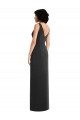 Long Sleeveless Spandex Black Sheath Formal Evening Gown / Prom Dress / Bridesmaid Dress Colchester