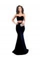 Long Sleeveless Stretch Crepe Black Mermaid Formal Evening Gown / Prom Dress / Bridesmaid Dress Colchester