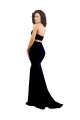Long Sleeveless Stretch Crepe Black Mermaid Formal Evening Gown / Prom Dress / Bridesmaid Dress Colchester