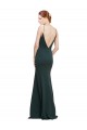 Long Sleeveless Stretch Crepe Pink A-Line Formal Dress / Bridesmaid Dress Colchester