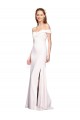 Long Sleeveless Stretch Crepe White Mermaid Formal Dress / Bridesmaid Dress Colchester