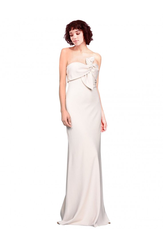 Long Sleeveless Stretch Crepe Mermaid Prom Dress / Bridesmaid Dress Colchester