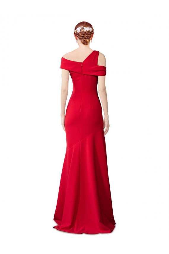 Long Stretch Crepe Red Mermaid Formal Evening Gown / Prom Dress / Bridesmaid Dress Colchester
