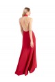 Long Sleeveless Stretch Crepe Red Halter Neck A-Line Formal Evening Gown / Prom Dress / Bridesmaid Dress Colchester