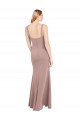 Long Sleeveless Stretch Crepe Dusty Pink Mermaid Prom Dress / Bridesmaid Dress Colchester