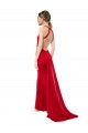 Long Sleeveless Stretch Crepe Red Mermaid Formal Evening Gown / Bridesmaid Dress Colchester