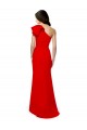 Long Sleeveless Stretch Crepe Red Mermaid Formal Dress / Bridesmaid Dress Colchester