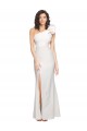 Long Sleeveless Stretch Crepe Ivory Sheath Formal Evening Dress / Bridesmaid Dress Colchester
