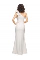 Long Sleeveless Stretch Crepe Ivory Sheath Formal Evening Dress / Bridesmaid Dress Colchester
