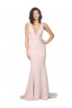 Sweep Train Sleeveless Stretch Crepe Pink Sheath Black Tie Evening Gown / Prom Dress / Bridesmaid Dress Colchester