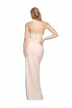 Long Sleeveless Stretch Crepe Nude Sheath Formal Evening Gown / Prom Dress / Bridesmaid Dress Colchester