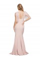 Long Sleeveless Stretch Crepe & Tulle Mauve Sheath Formal Dress / Bridesmaid Dress Colchester