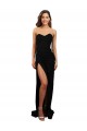 Long Sleeveless Stretch Crepe Black Column Formal Evening Gown / Prom Dress / Bridesmaid Dress Colchester