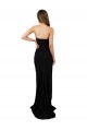 Long Sleeveless Stretch Crepe Black Column Formal Evening Gown / Prom Dress / Bridesmaid Dress Colchester