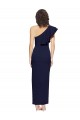 Long Sleeveless Stretch Crepe Dark Navy Sheath Formal Evening Gown / Prom Dress / Bridesmaid Dress Colchester