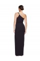Long Sleeveless Stretch Crepe Black Sheath Formal Evening Gown / Prom Dress / Bridesmaid Dress Colchester