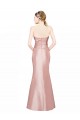 Long Sleeveless Stretch Satin Sweetheart A-Line Formal Evening Gown / Prom Dress / Bridesmaid Dress Colchester