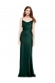 Long Sleeveless Stretch Satin Hunter Sheath Black Tie Evening Gown / Prom Dress / Bridesmaid Dress Colchester