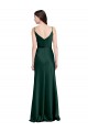 Long Sleeveless Stretch Satin Hunter Sheath Black Tie Evening Gown / Prom Dress / Bridesmaid Dress Colchester