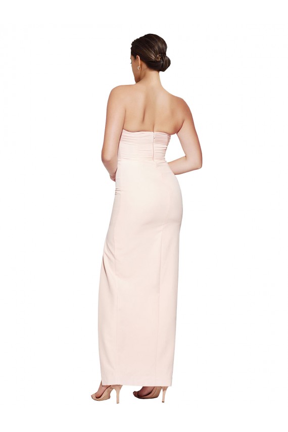Long Sleeveless Stretch Satin Mermaid Formal Evening Gown / Prom Dress / Bridesmaid Dress Colchester