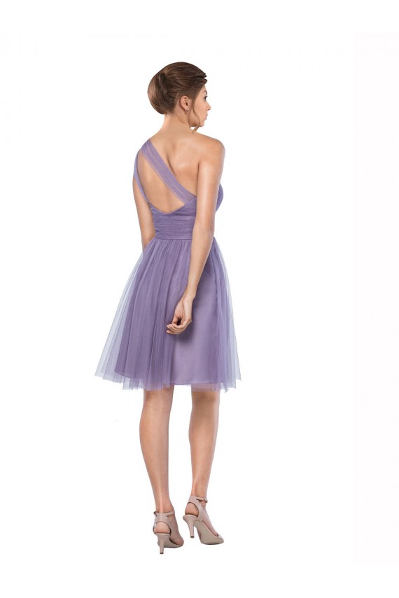 Long Sleeveless Tulle Watermelon A-Line Bridesmaid Dress Colchester