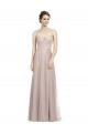 Long Sleeveless Tulle Vintage Rose A-Line Formal Dress / Bridesmaid Dress Colchester