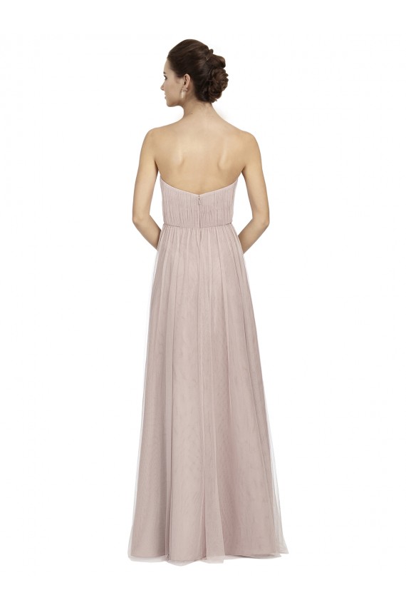 Long Sleeveless Tulle Vintage Rose A-Line Formal Dress / Bridesmaid Dress Colchester