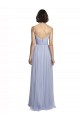 Long Sleeveless Tulle Lilac A-Line Bridesmaid Dress Colchester